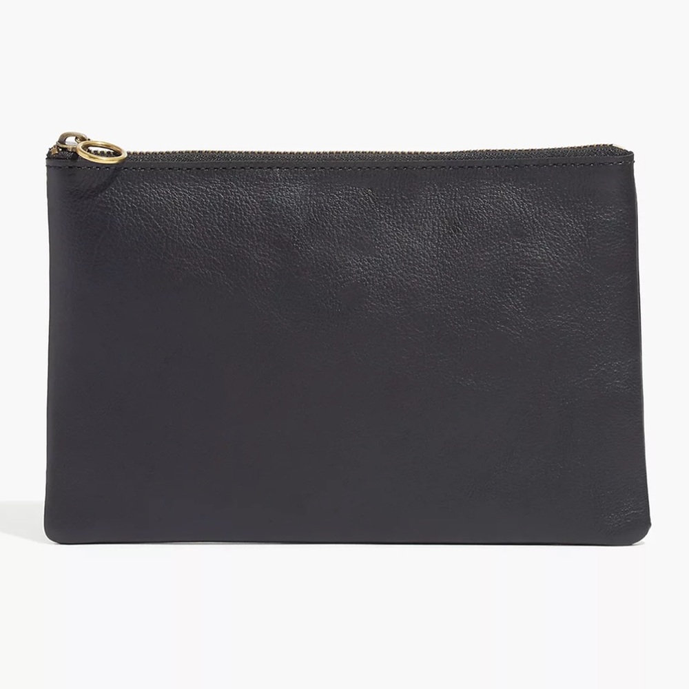 Madewell Leather Pouch Clutch Bag
